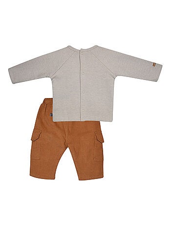 TSHIRT PANTALON MARVIN INTERLOCK BEBE