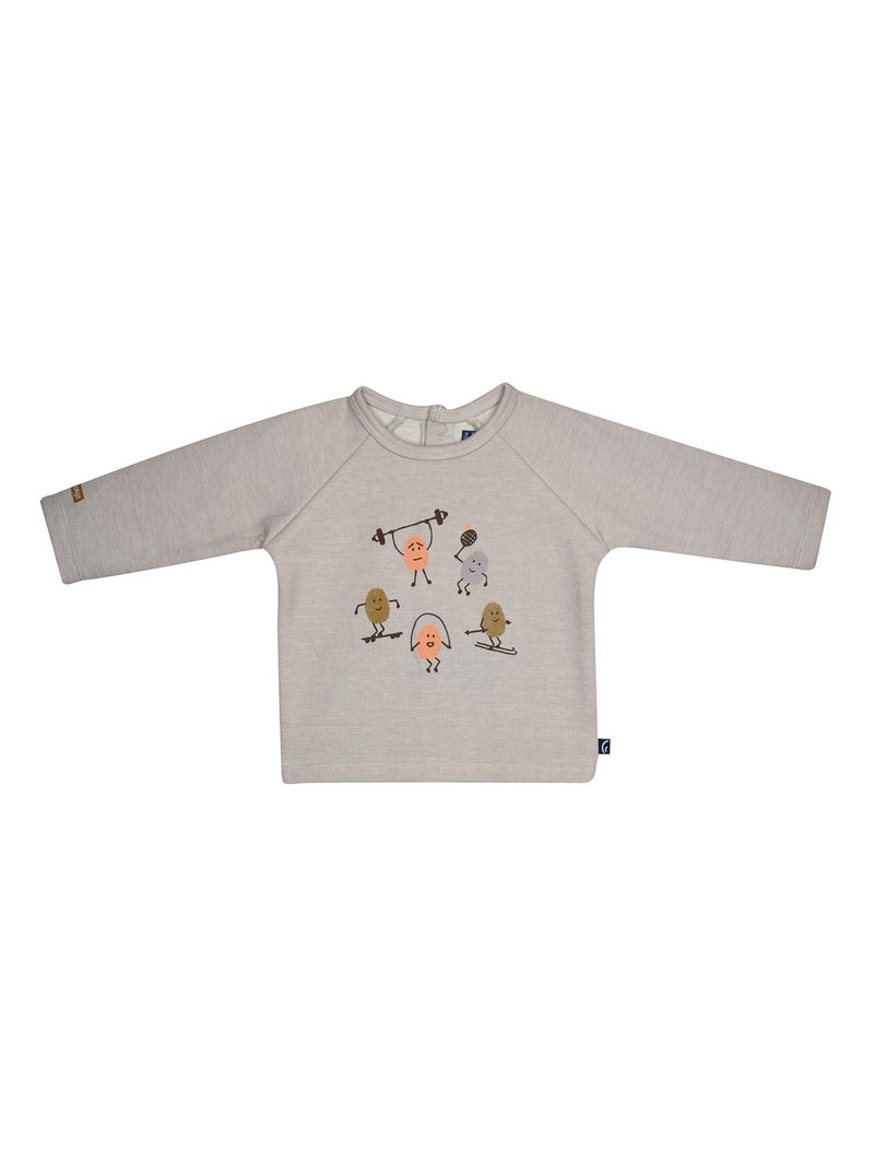 TSHIRT PANTALON MARVIN INTERLOCK BEBE Beige - Kiabi