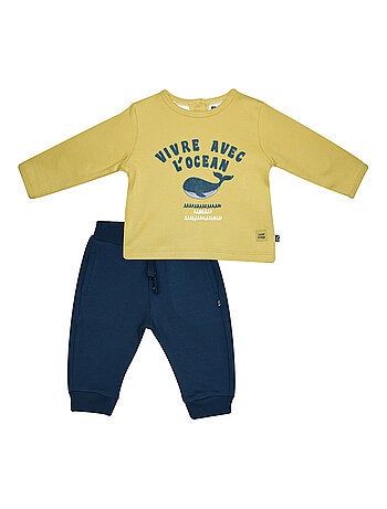 TSHIRT PANTALON MERLIN MAILLE BEBE