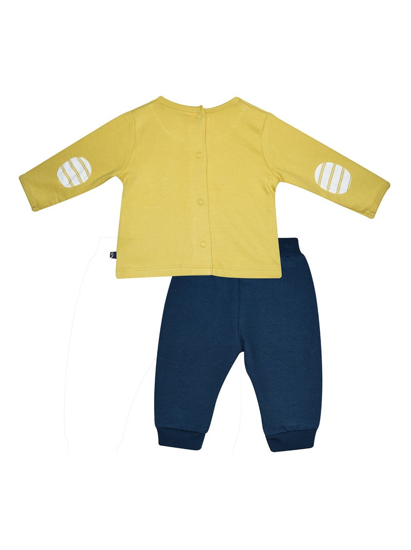 TSHIRT PANTALON MERLIN MAILLE BEBE Jaune - Kiabi