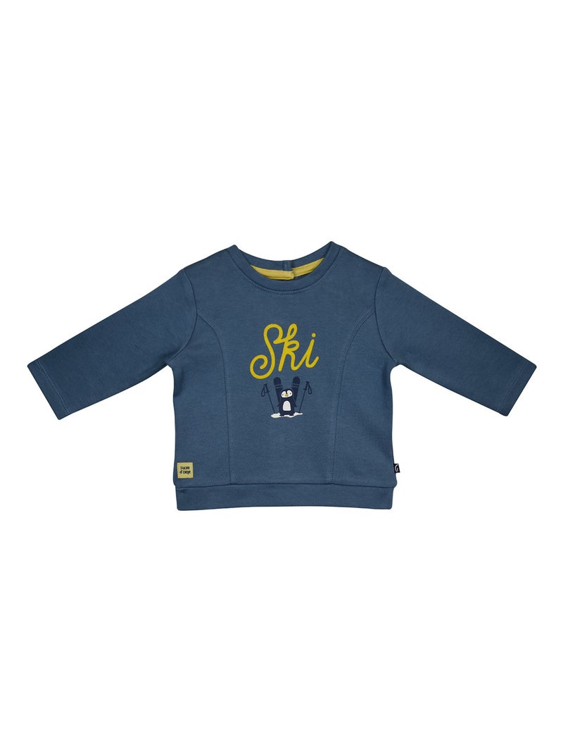 TSHIRT PANTALON MICHEL TWILL BEBE Bleu - Kiabi