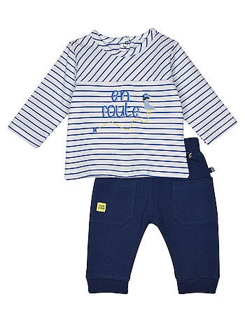 TSHIRT PANTALON NILSEN MAILLE BEBE