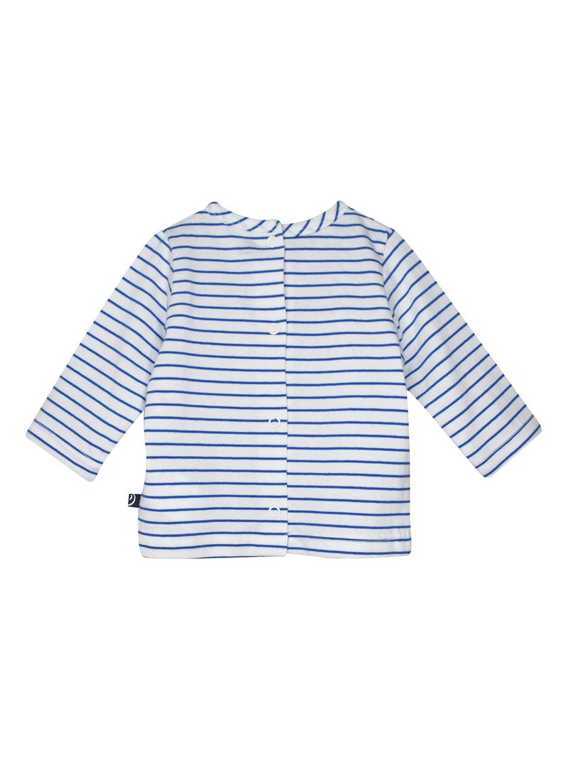 TSHIRT PANTALON NILSEN MAILLE BEBE Blanc - Kiabi
