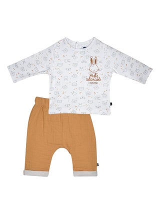 TSHIRT PANTALON NOELLIEN MANCHES LONGUES NAISSANCE