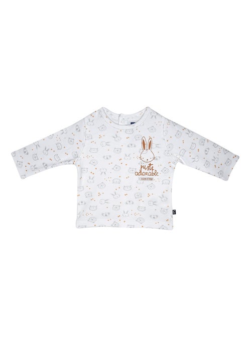 TSHIRT PANTALON NOELLIEN MANCHES LONGUES NAISSANCE - Kiabi