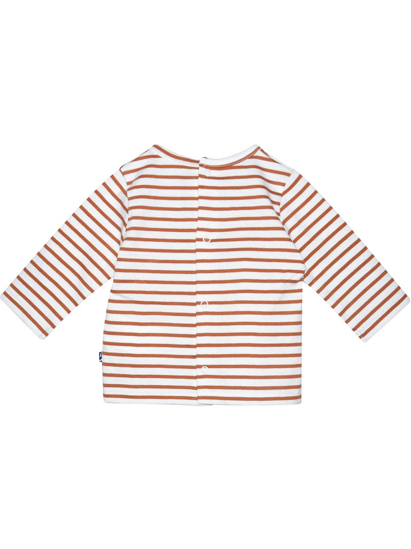 Tshirt pantalon salvatore maille manches longues Orange - Kiabi