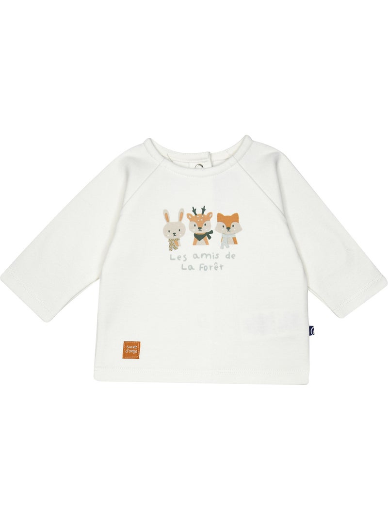 Tshirt pantalon santiago maille manches longues Beige - Kiabi