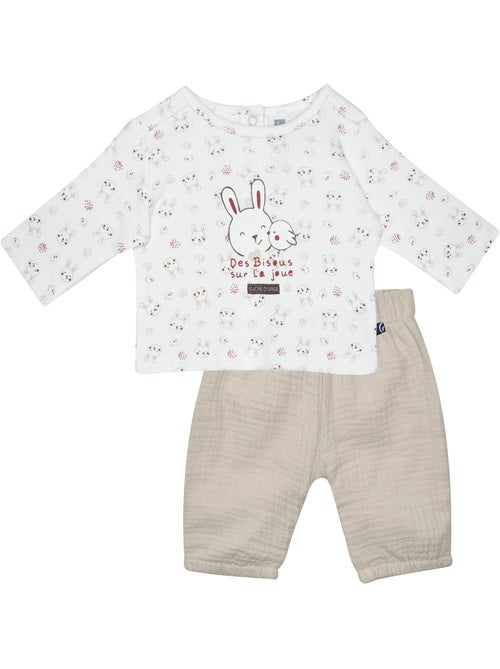 Tshirt pantalon sinclair interlock - Kiabi