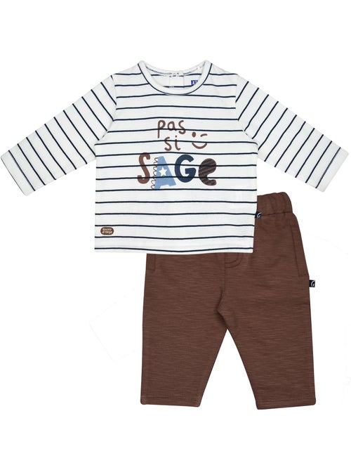 Tshirt pantalon stanley maille bebe - Kiabi Tshirt pantalon stanley maille bebe - Kiabi