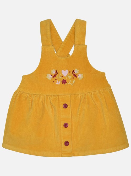 TSHIRT ROBE IRMA VELOURS COTELE BEBE - Kiabi