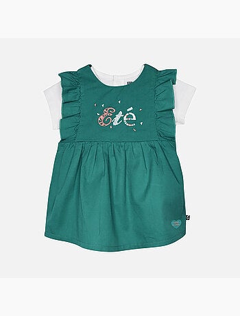 TSHIRT ROBE LINETTE TWILL BEBE