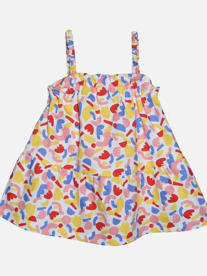 TSHIRT ROBE LUCINDA BEBE Blanc - Kiabi
