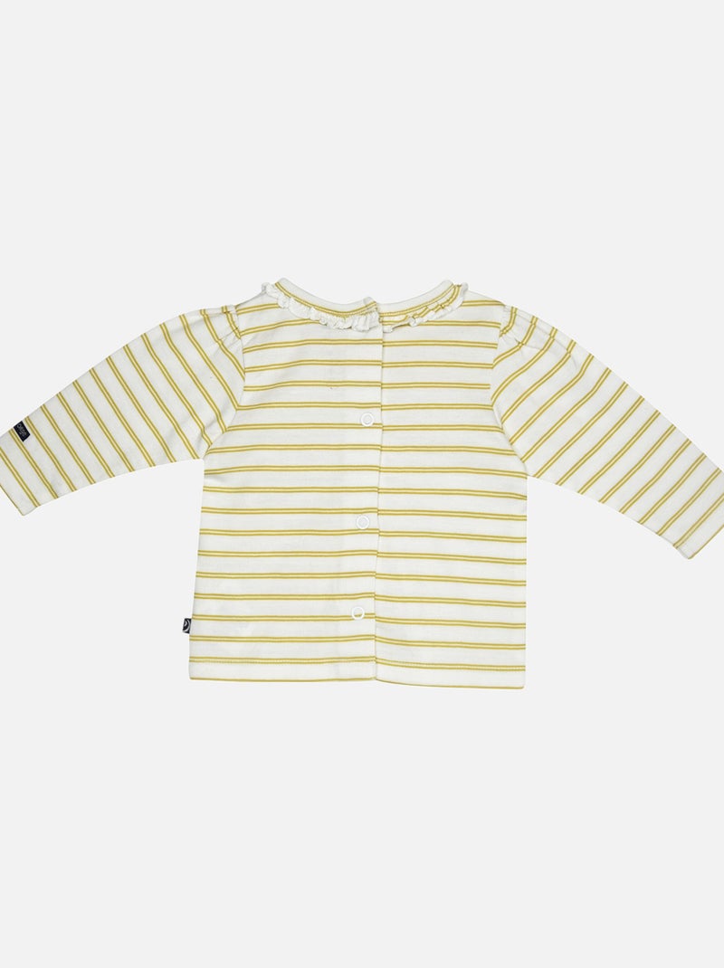 TSHIRT ROBE MARINA TWILL BEBE Jaune - Kiabi