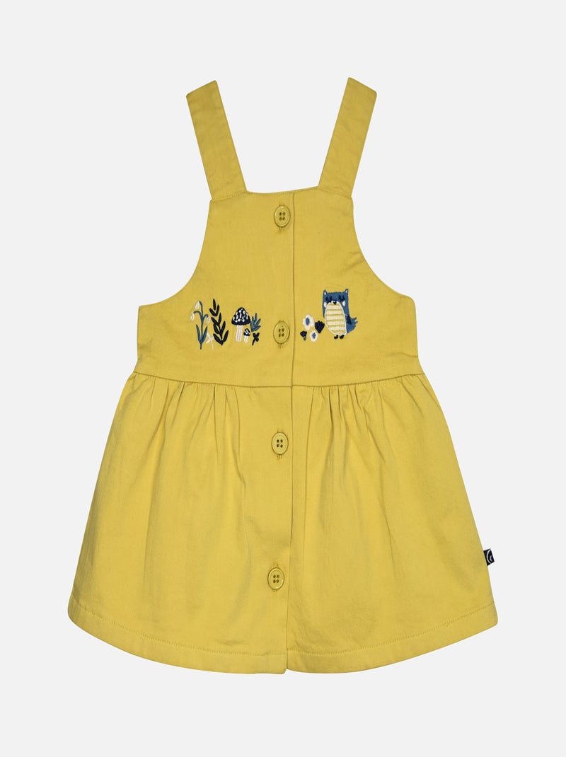 TSHIRT ROBE MARINA TWILL BEBE Jaune - Kiabi