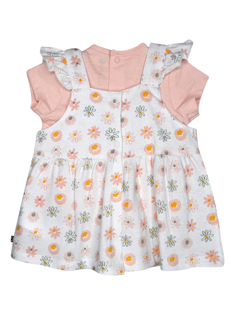 TSHIRT ROBE NADJA BEBE Blanc - Kiabi