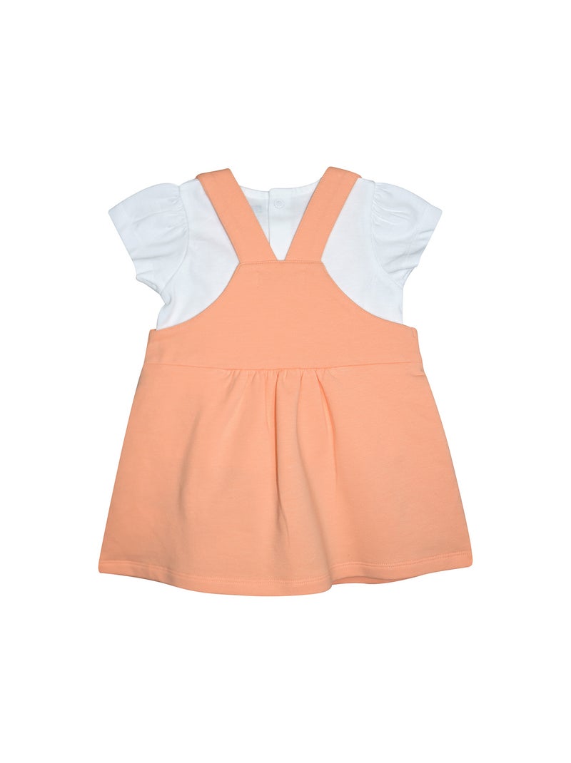 TSHIRT ROBE NEIGE MAILLE BEBE Orange - Kiabi