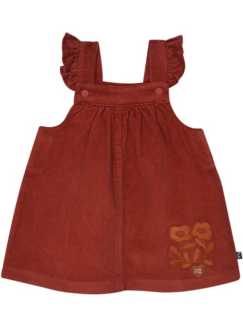 Tshirt robe salma velours cotele - Kiabi