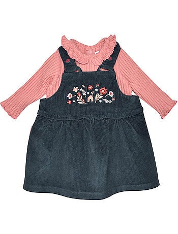 Tshirt robe sandrine velours cotele