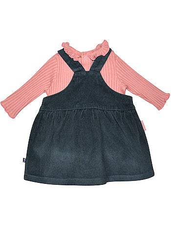 Tshirt robe sandrine velours cotele