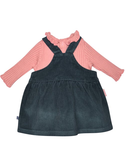 Tshirt robe sandrine velours cotele - Kiabi