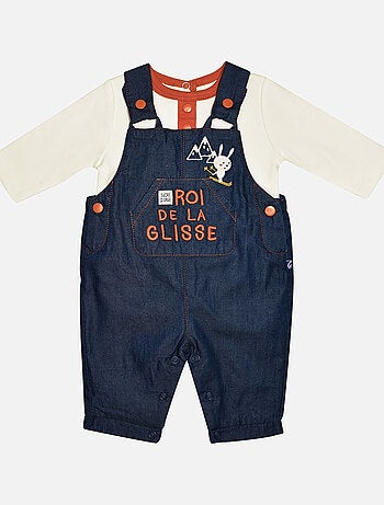 TSHIRT SALOPETTE ISIDORE JEAN LONG NAISSANCE