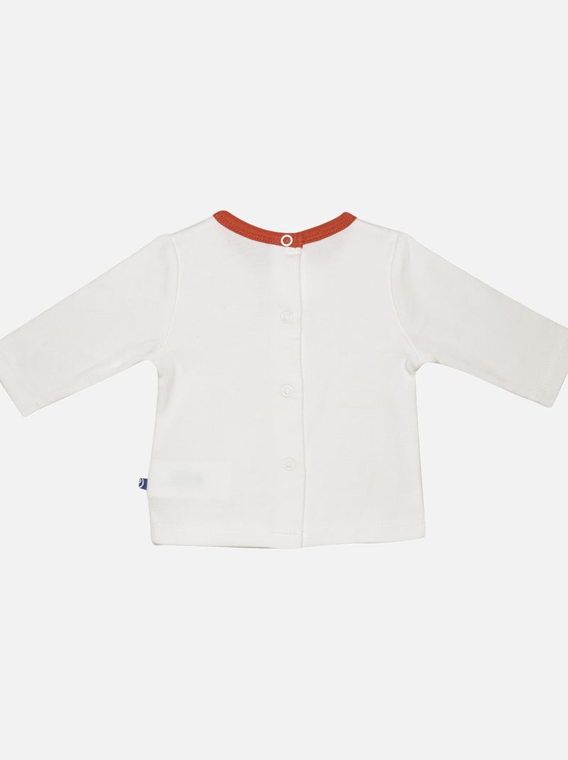 TSHIRT SALOPETTE ISIDORE JEAN LONG NAISSANCE Bleu - Kiabi