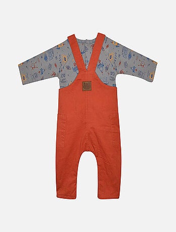 TSHIRT SALOPETTE IVANOHE TWILL LONG BEBE