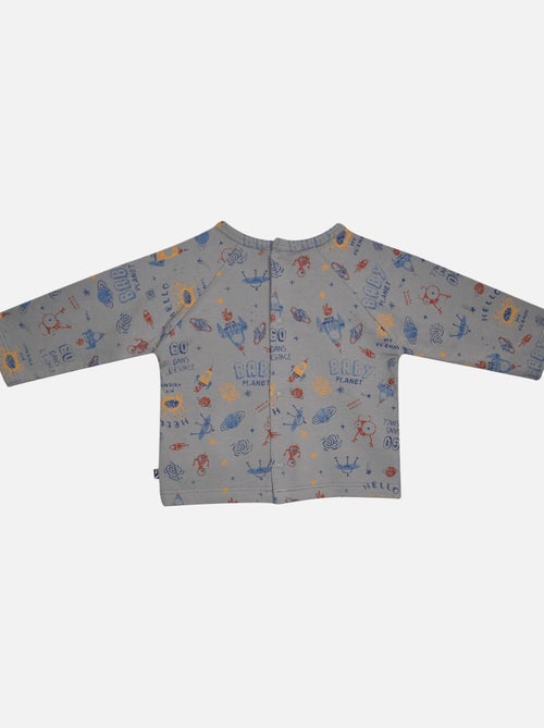 TSHIRT SALOPETTE IVANOHE TWILL LONG BEBE - Kiabi