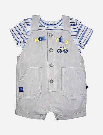 TSHIRT SALOPETTE LADJI COURT BEBE