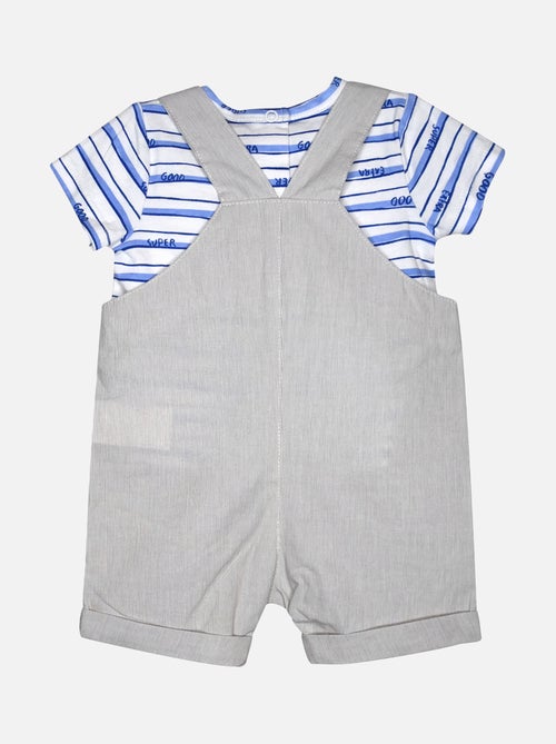 TSHIRT SALOPETTE LADJI COURT BEBE - Kiabi