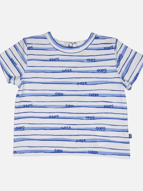 TSHIRT SALOPETTE LADJI COURT BEBE - Kiabi