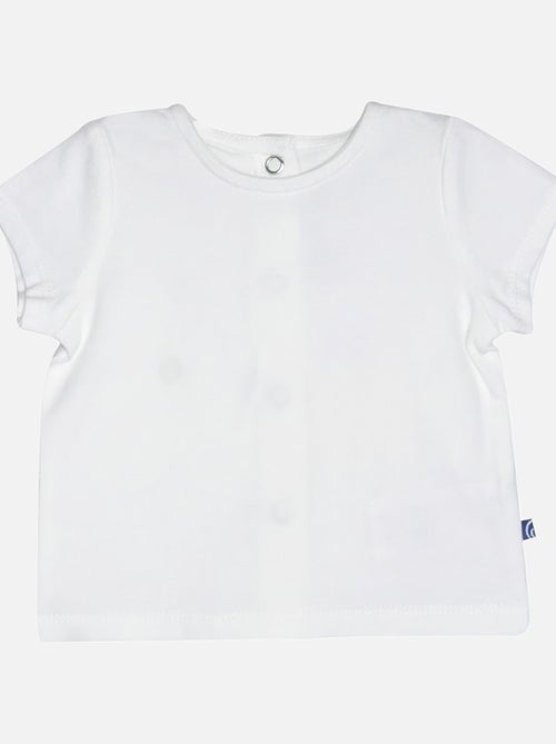 TSHIRT SALOPETTE LALIE VOILE COURT NAISSANCE - Kiabi