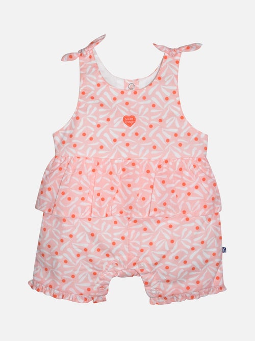 TSHIRT SALOPETTE LALIE VOILE COURT NAISSANCE - Kiabi