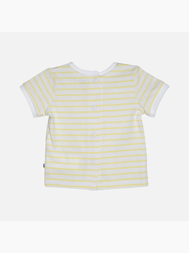 TSHIRT SALOPETTE LANCELOT COURT NAISSANCE Bleu - Kiabi