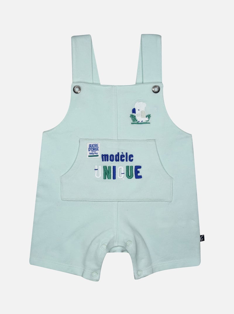 TSHIRT SALOPETTE LENY MAILLE COURT NAISSANCE Vert - Kiabi