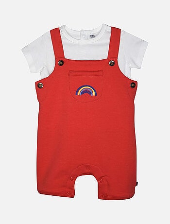 TSHIRT SALOPETTE LEONARD MAILLE COURT BEBE