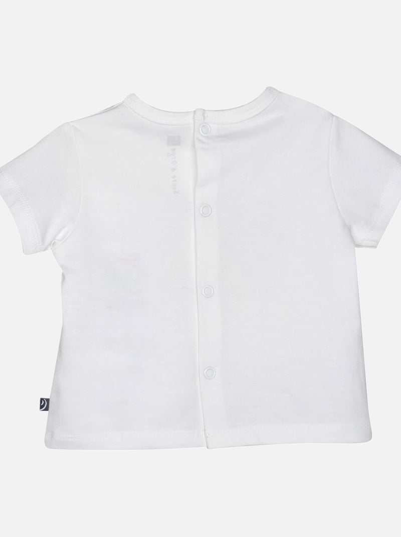 TSHIRT SALOPETTE LEONARD MAILLE COURT BEBE Rouge - Kiabi