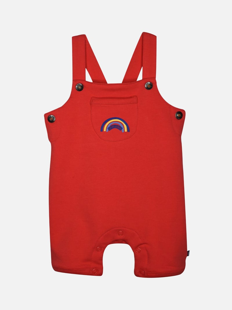 TSHIRT SALOPETTE LEONARD MAILLE COURT BEBE Rouge - Kiabi