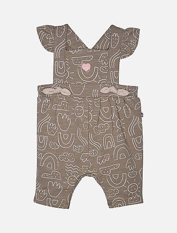 TSHIRT SALOPETTE LEONIE MAILLE LONG NAISSANCE