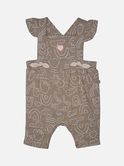 TSHIRT SALOPETTE LEONIE MAILLE LONG NAISSANCE - Kiabi