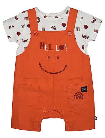 TSHIRT SALOPETTE LIAM POPELINE COURT NAISSANCE