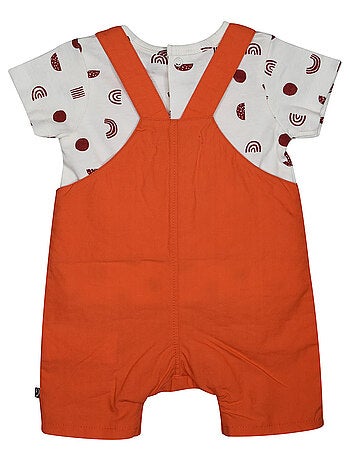 TSHIRT SALOPETTE LIAM POPELINE COURT NAISSANCE