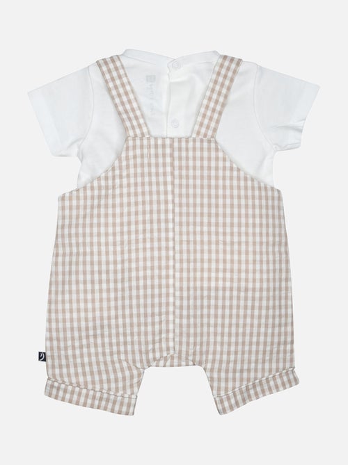TSHIRT SALOPETTE LORCAN BEBE - Kiabi