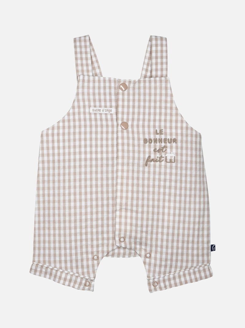 TSHIRT SALOPETTE LORCAN BEBE Beige - Kiabi