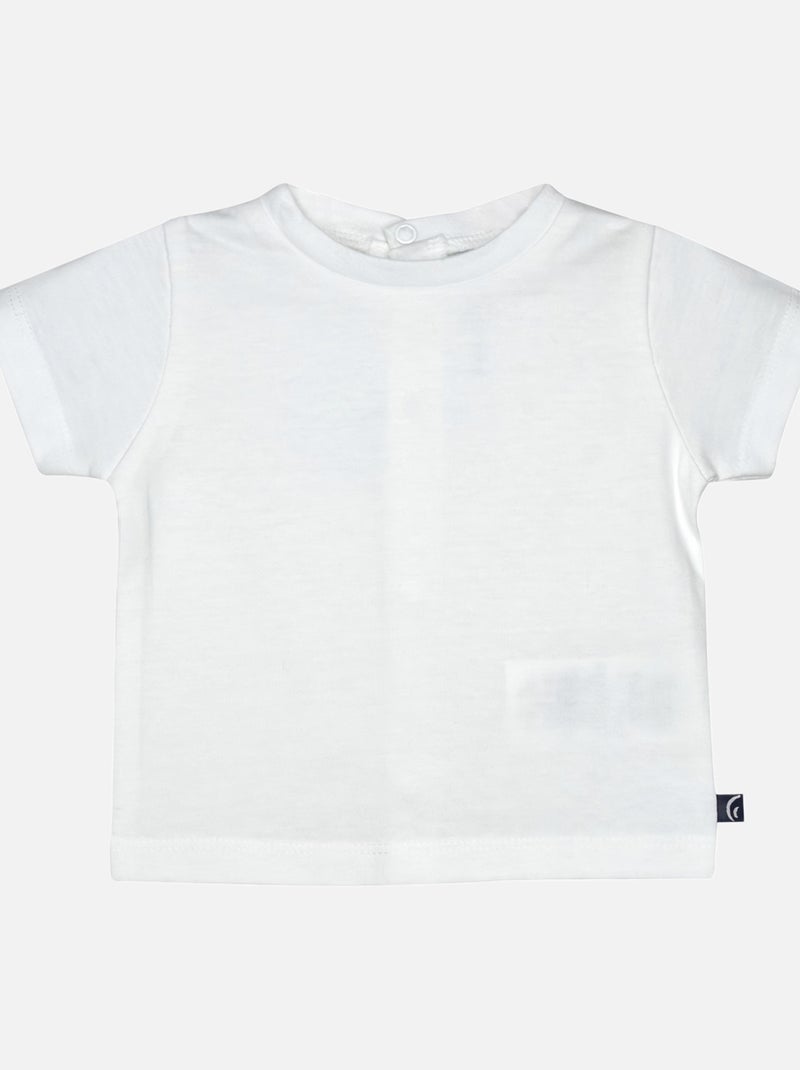 TSHIRT SALOPETTE LORCAN BEBE Beige - Kiabi