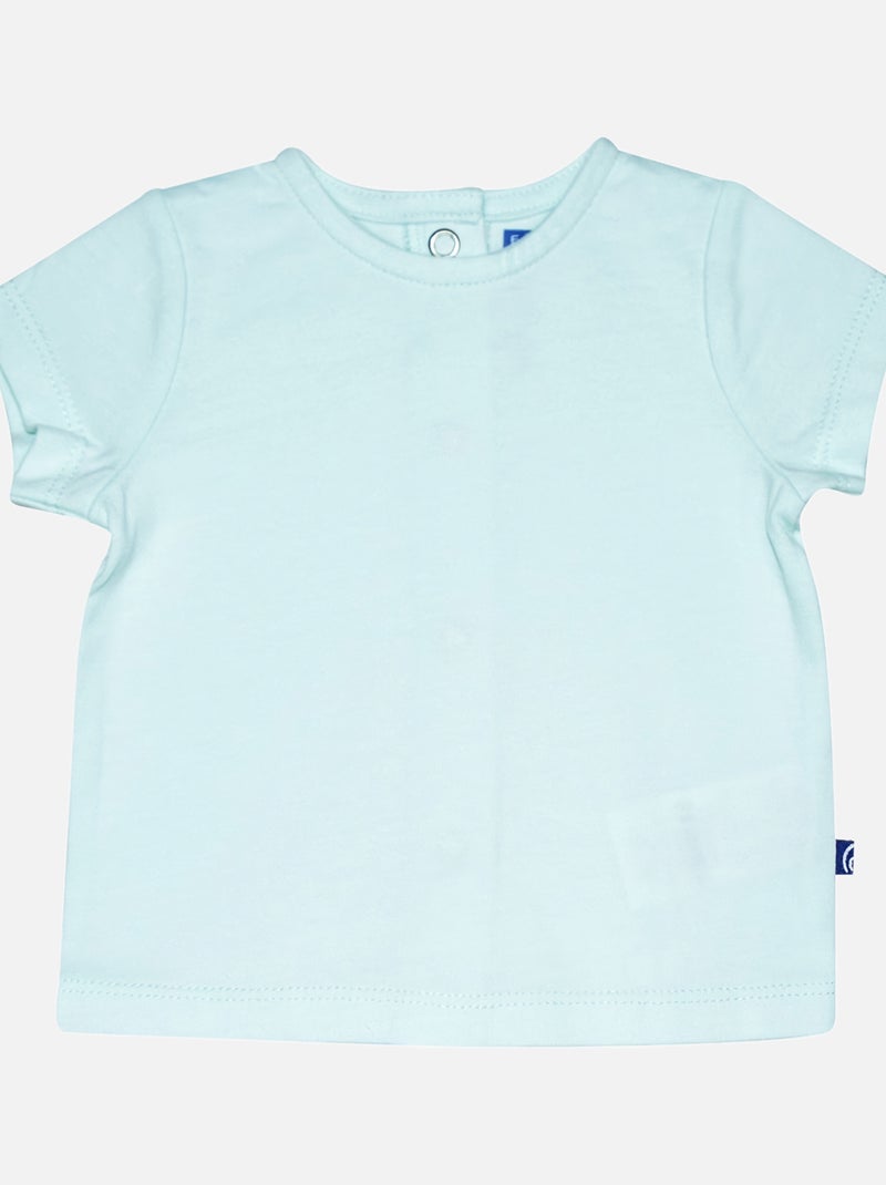 TSHIRT SALOPETTE LUCE VOILE COURT NAISSANCE Blanc - Kiabi