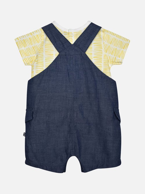 TSHIRT SALOPETTE LUDOVIC COURT BEBE - Kiabi
