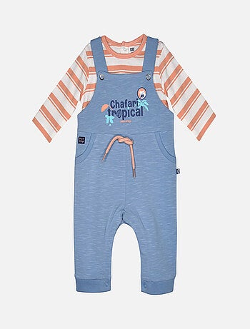TSHIRT SALOPETTE LUIGI MAILLE LONG BEBE