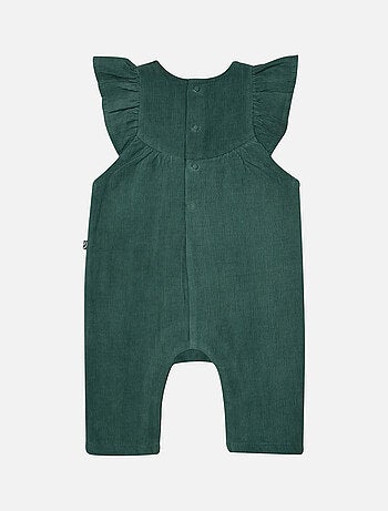 TSHIRT SALOPETTE MANON VELOURS COTELE LONG