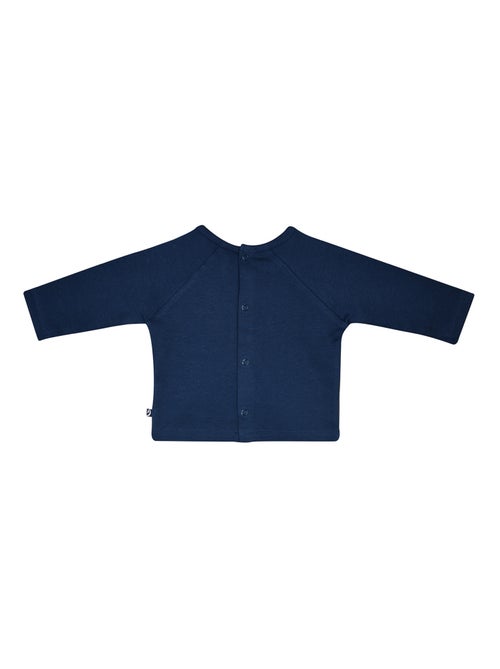 TSHIRT SALOPETTE MARC VELOURS COTELE LONG BEBE - Kiabi